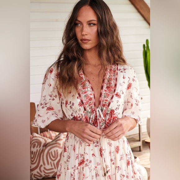 Free People Lysette Floral Maxi Dress - Picture 3 of 16